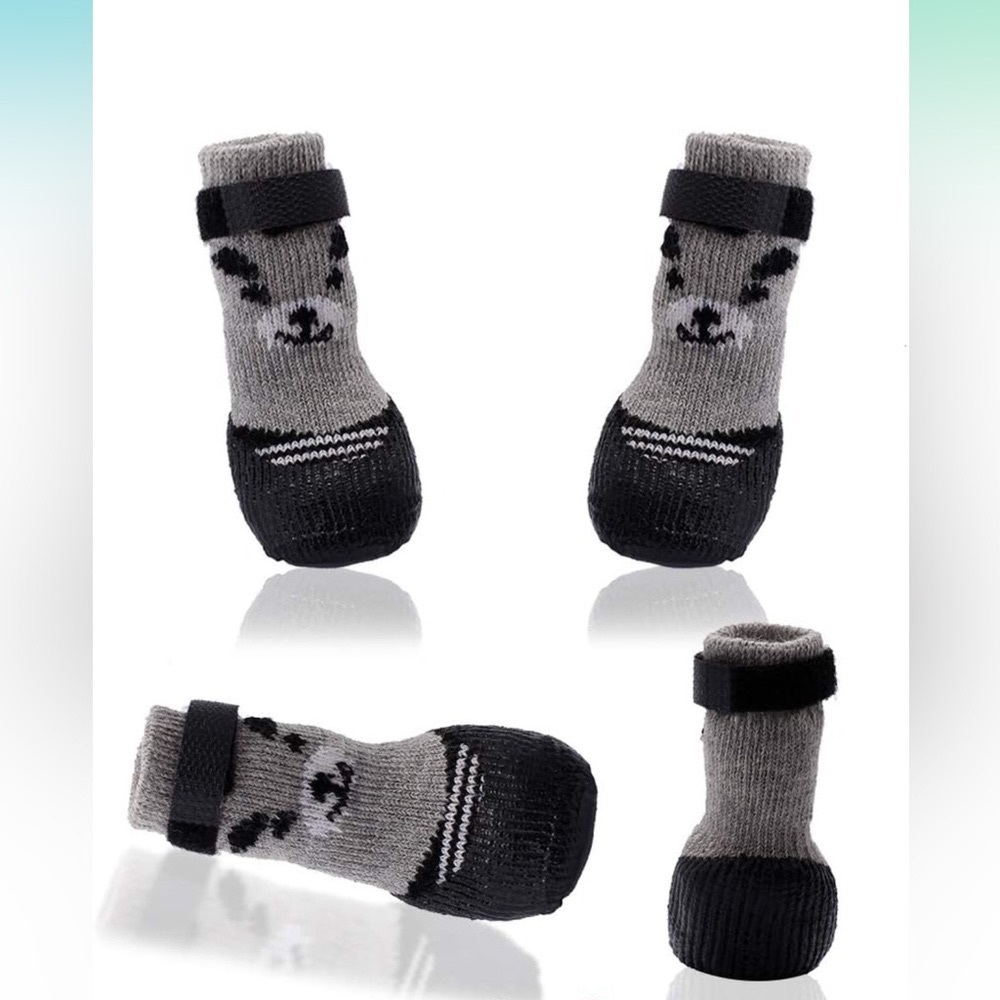 New Dog Boots Waterproof Shoes Breathable Socks, with Anti-Slip Sole